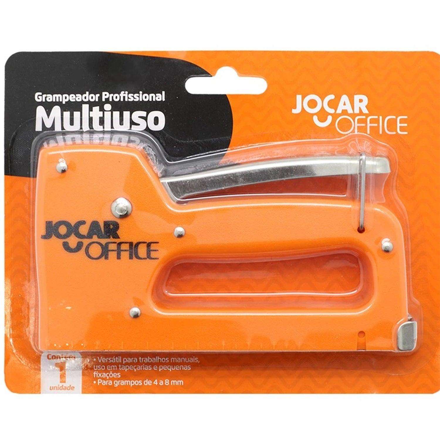 Grampeador Profissional Jocar Office para Grampos de 4 a 8mm - BRASPELES
