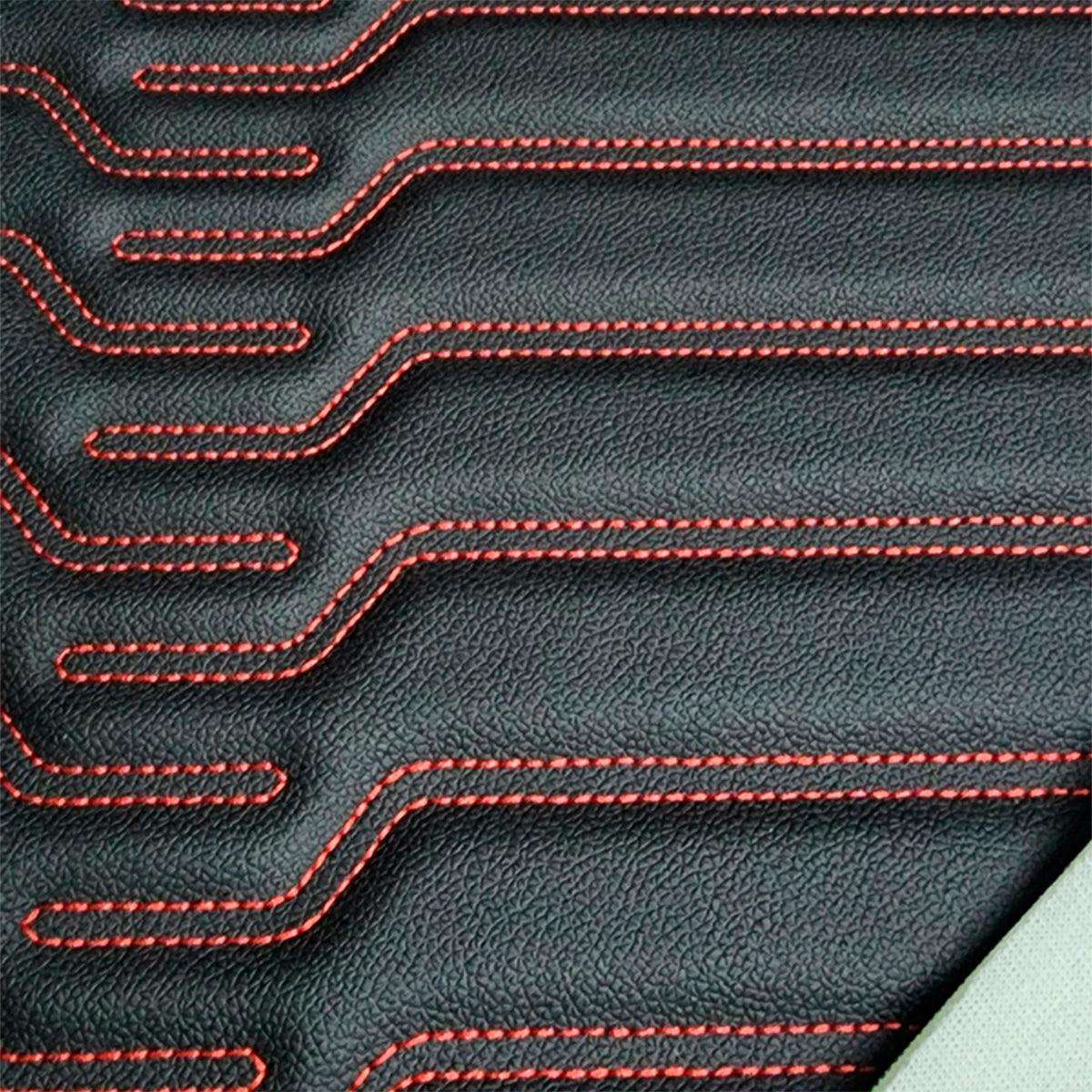 Courvin Sport Relevo Preto e Vermelho Original Romplas 1,4m X 1m - BRASPELES