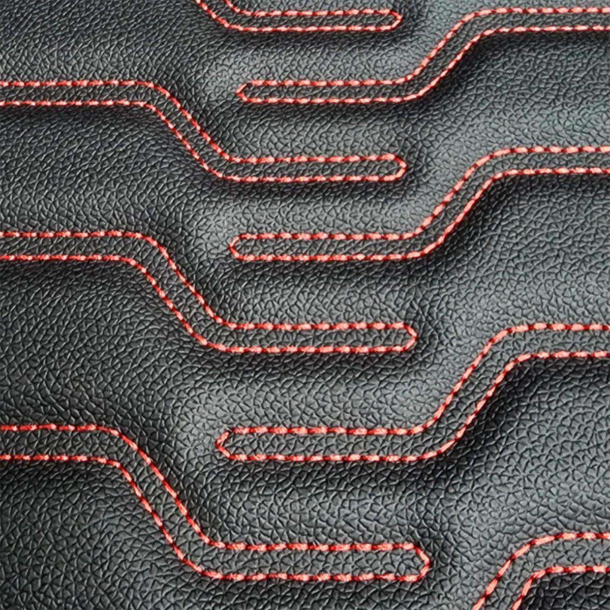 Courvin Sport Relevo Preto e Vermelho Original Romplas 1,4m X 1m - BRASPELES