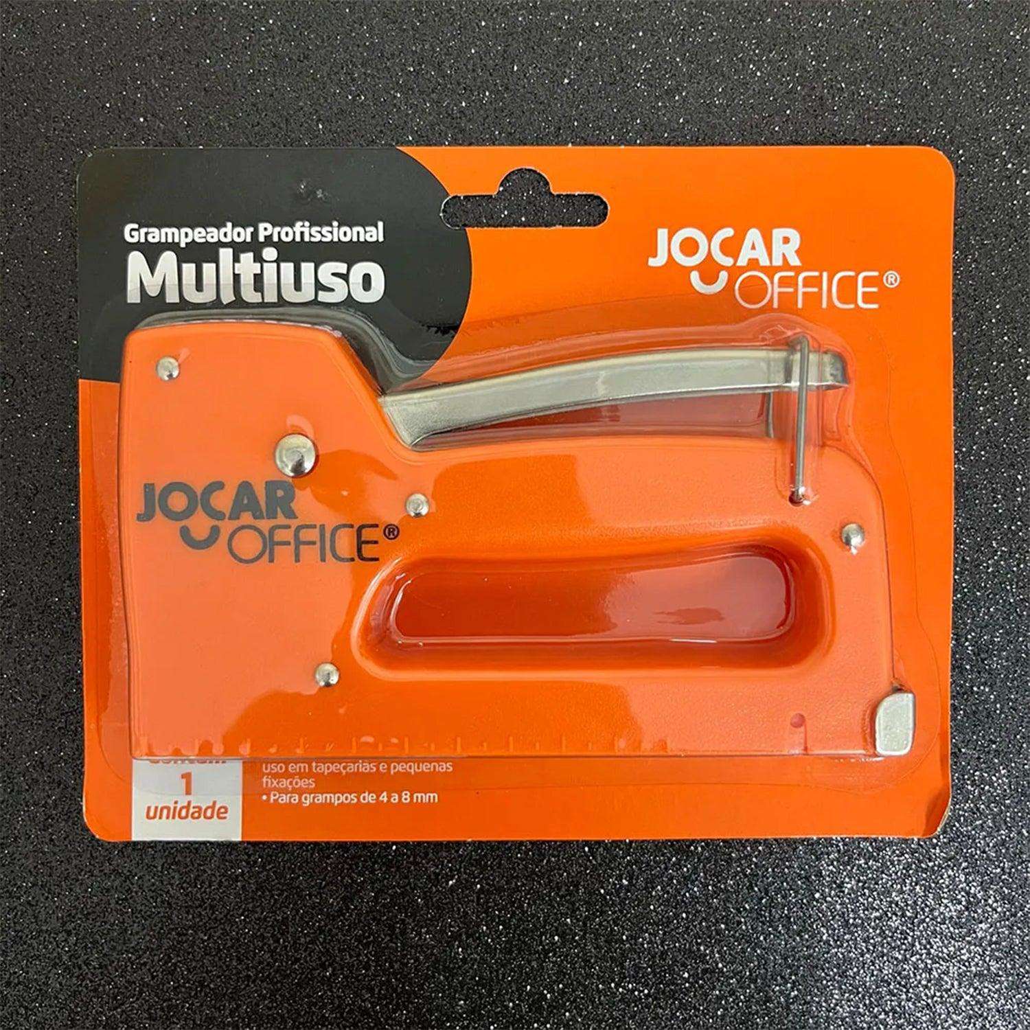 Grampeador Profissional Jocar Office para Grampos de 4 a 8mm - BRASPELES