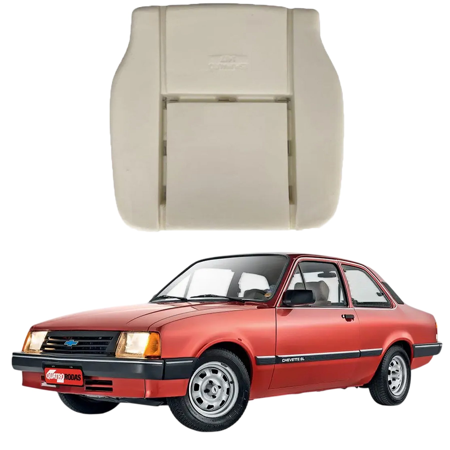 Espuma Injetada Assento Banco Chevette, Monza, Kadett 1417