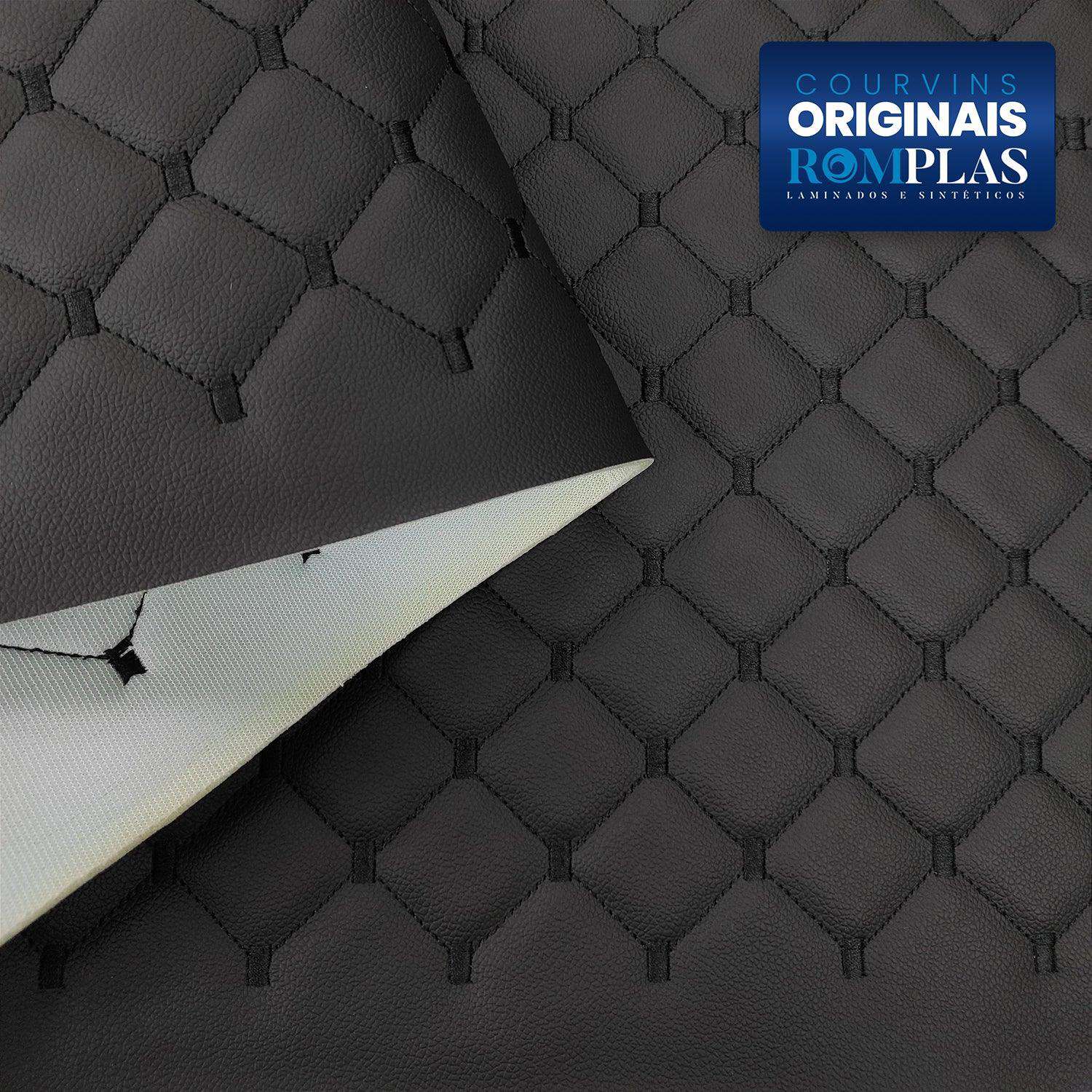 Courvin Diamante Preto/Preto Original Romplas - BRASPELES