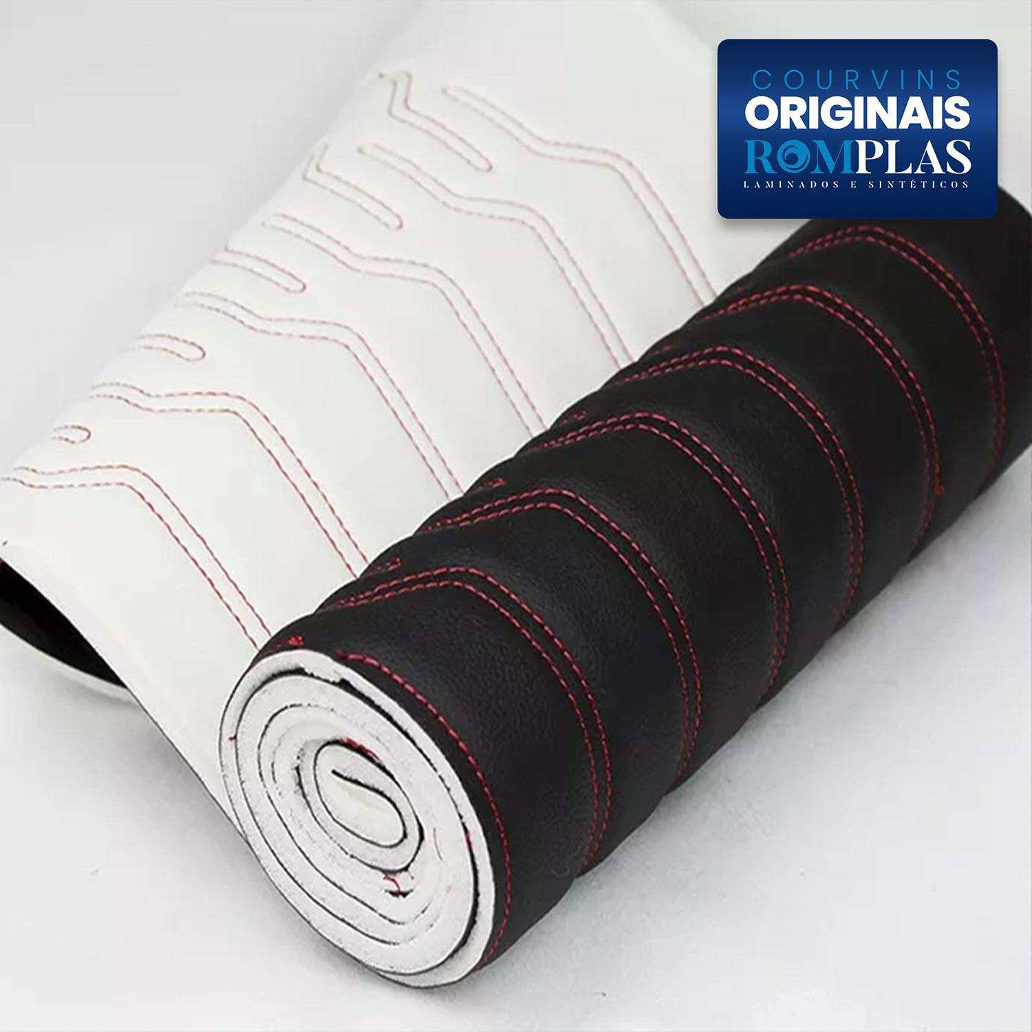 Courvin Sport Relevo Preto e Vermelho Original Romplas 1,4m X 1m - BRASPELES